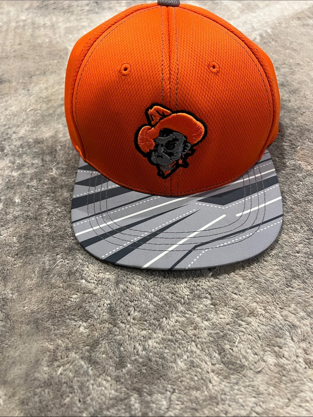 Kids Oklahoma State University Baseball Cap with Embroidered Mascot